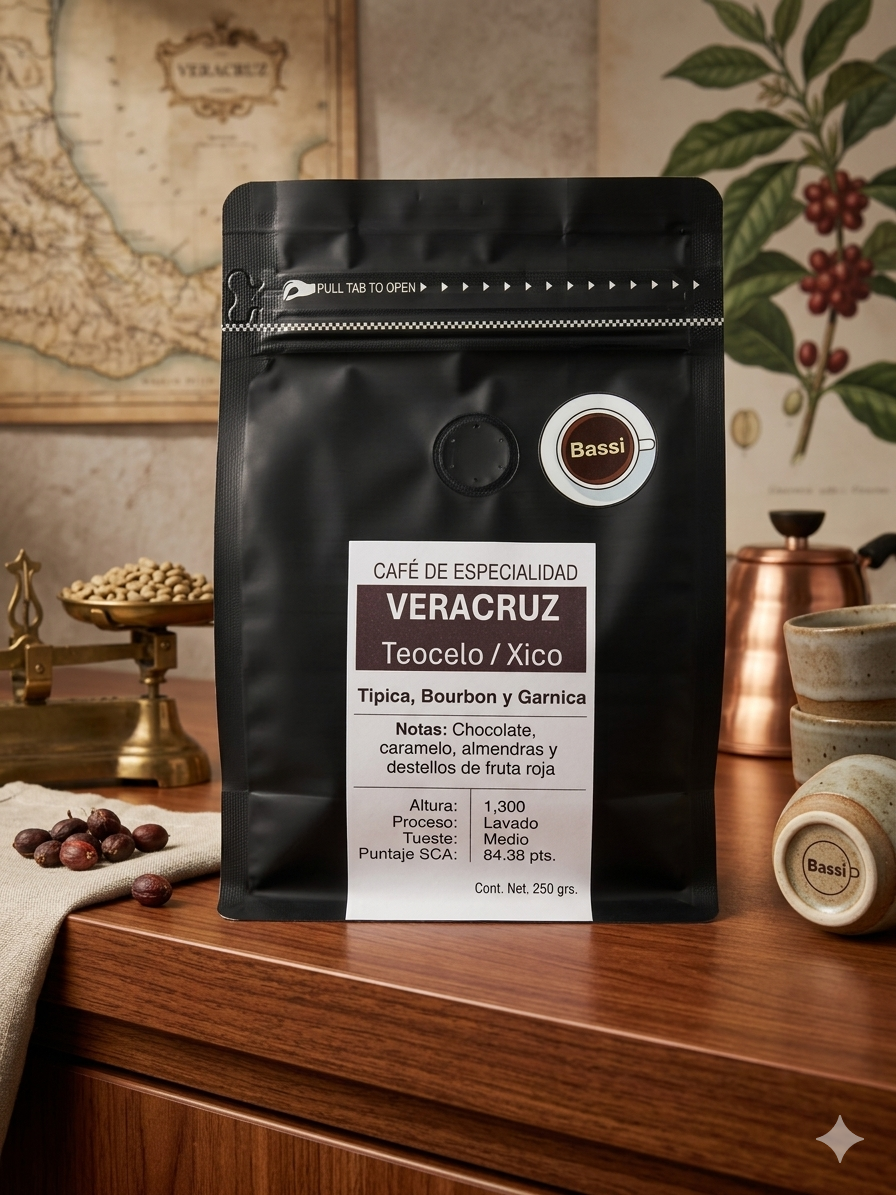 Café de especialidad | VERACRUZ| Tipica, Bourbon y Garnica
